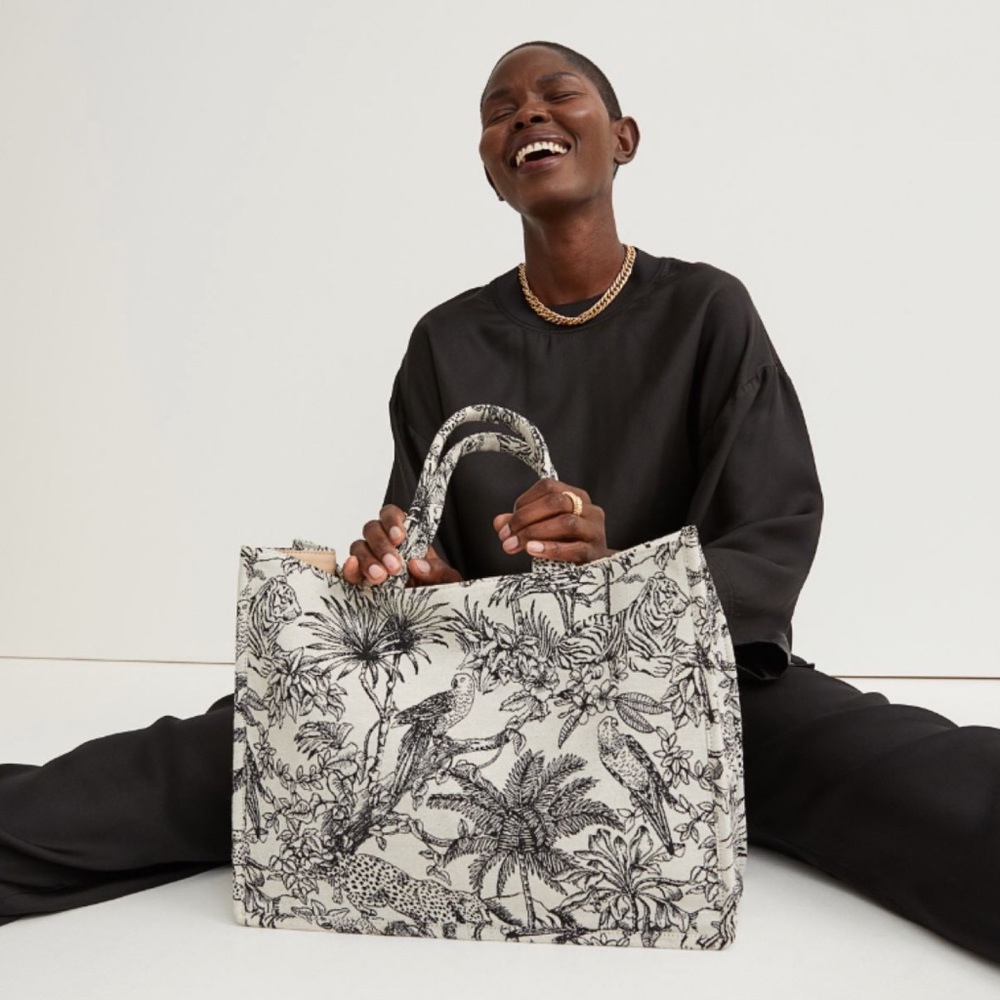 H&M Jacquard Tote